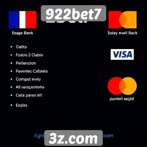 Métodos de pagamento oferecidos no 922bet7